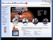 Tablet Screenshot of adv-laser.com
